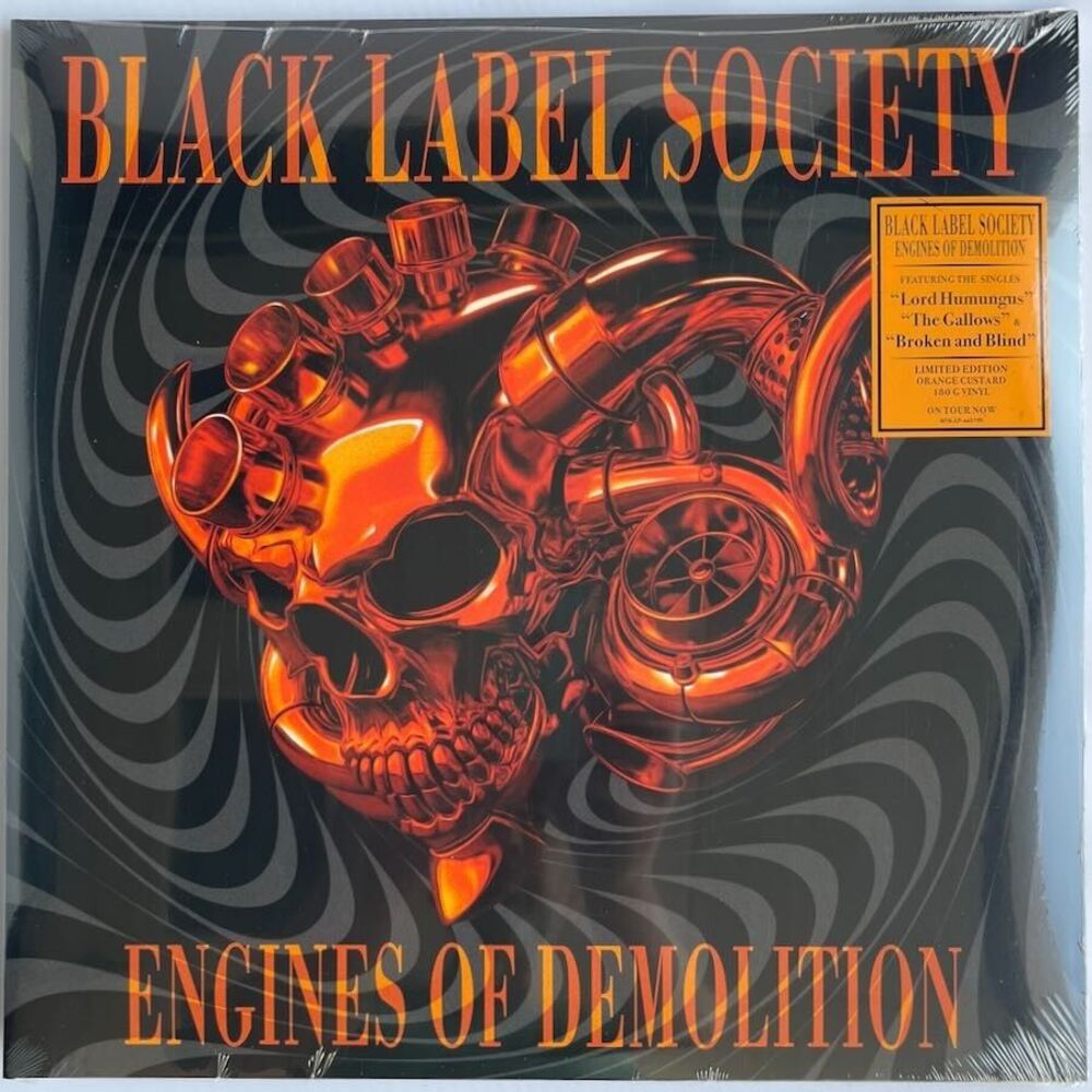 Black Label Society Engines of Demolition Orange Double Vinyl Records NEW 2026